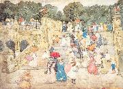 Maurice Prendergast The Mall Central Park painting